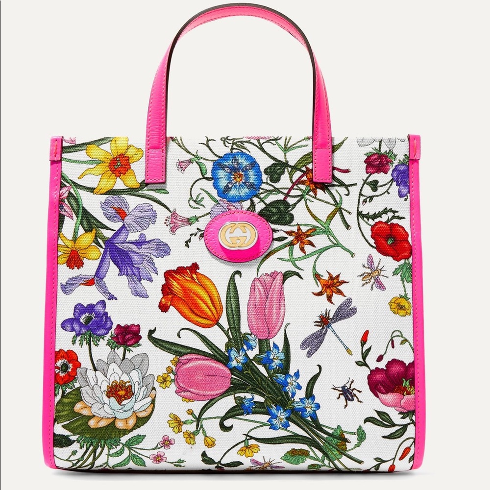 Gucci Medium Floral Tote Bag